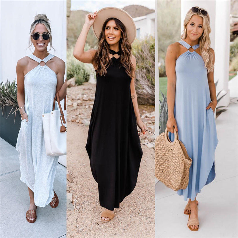 halter maxi dresses