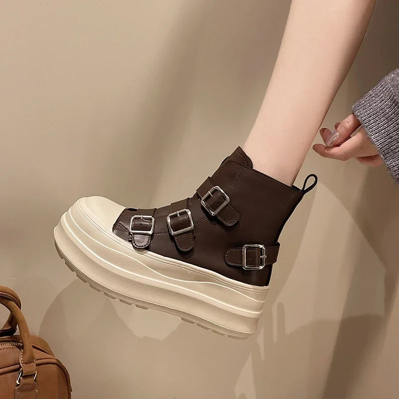 Platform Ankle Boots