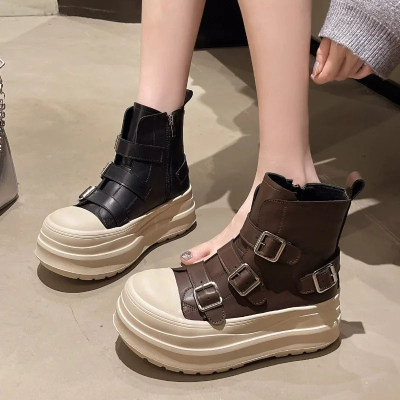 Platform Ankle Boots