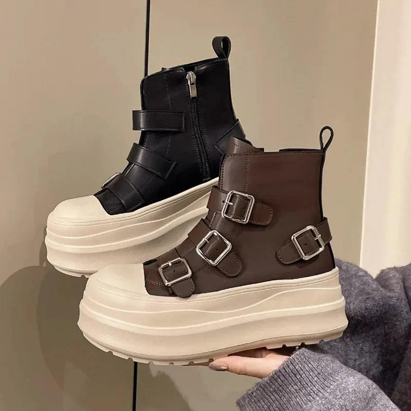 Platform Ankle Boots