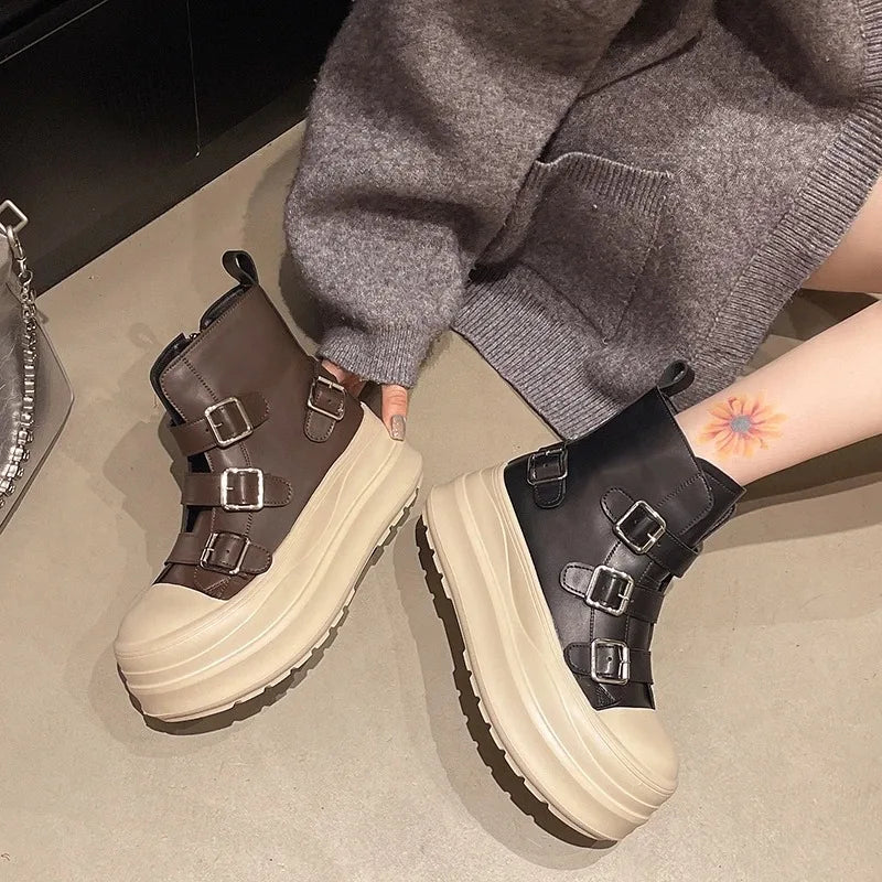 Platform Ankle Boots