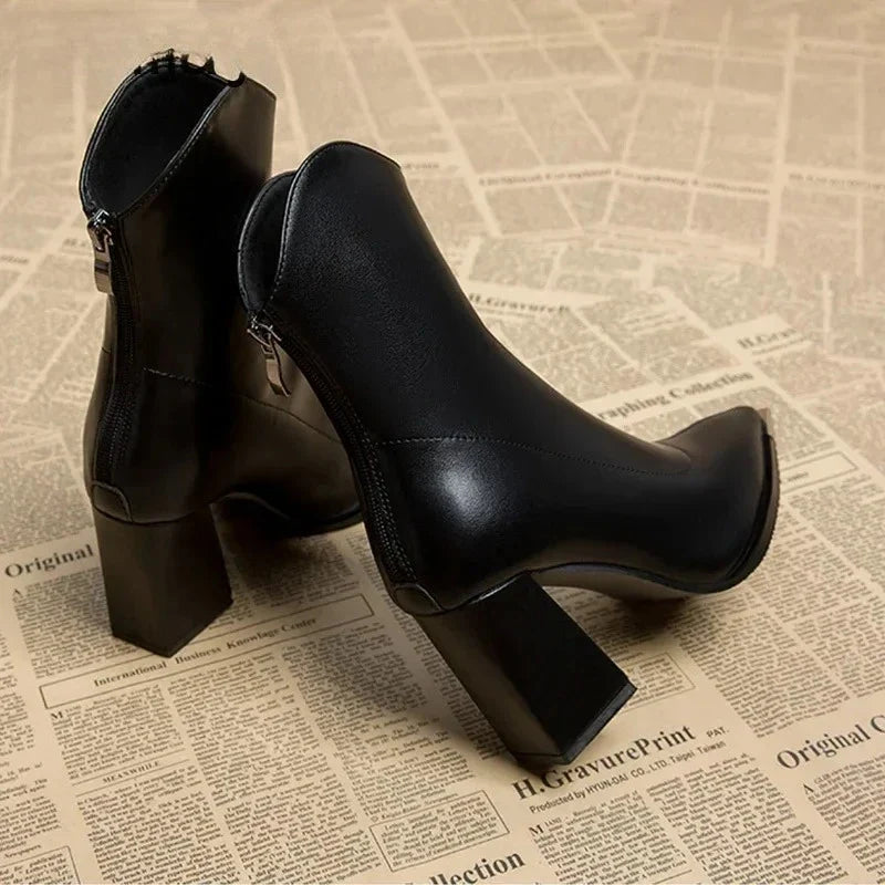 Pointed Toe Women's Ankle Boots