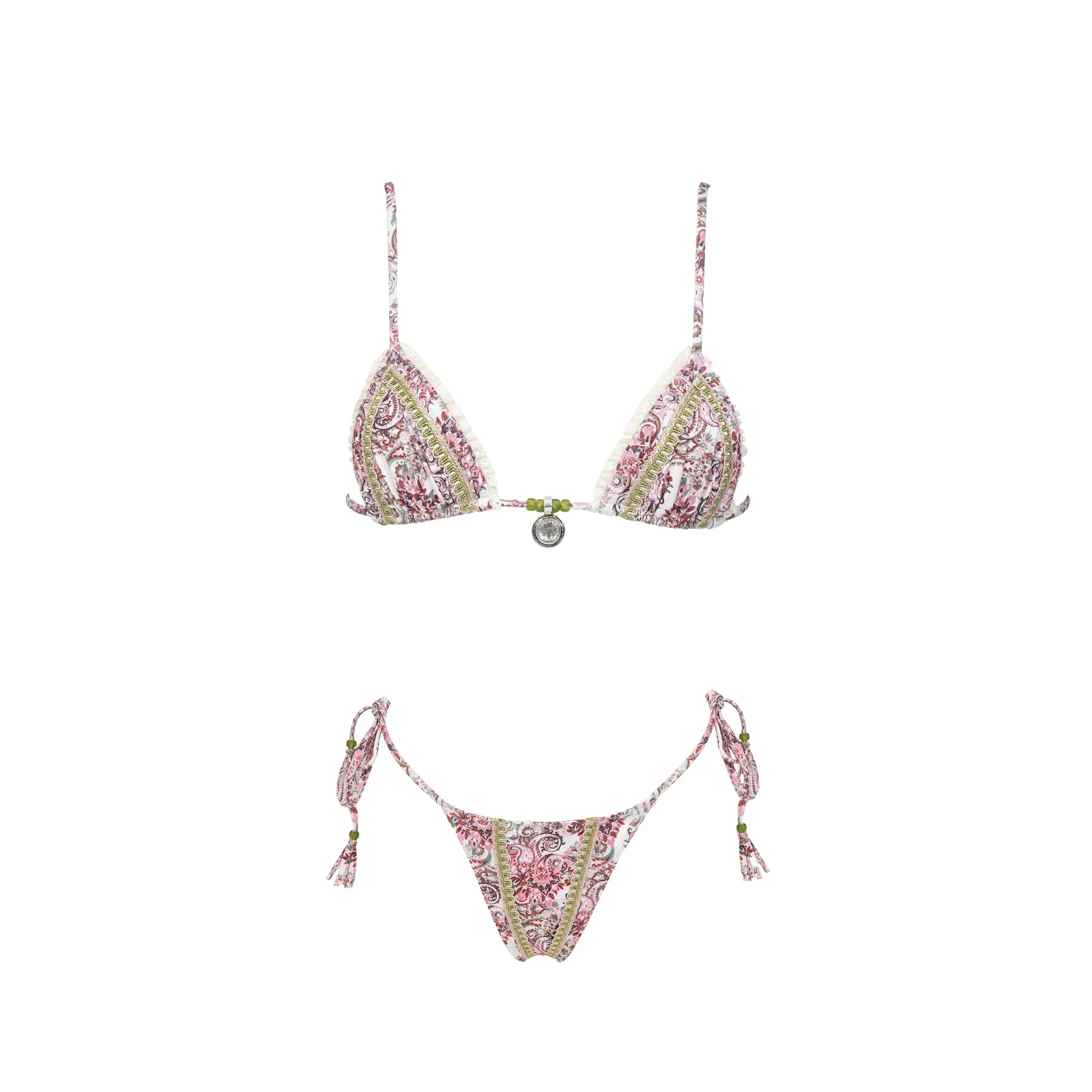 Print Bikini Set Halter Bikini Swimsuit Bathingsuit Resort Wear