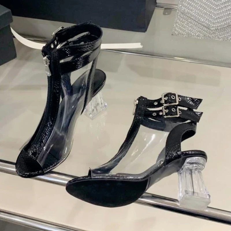 Punk Zip Design Brand Modern Boots