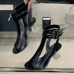 Punk Zip Design Brand Modern Boots
