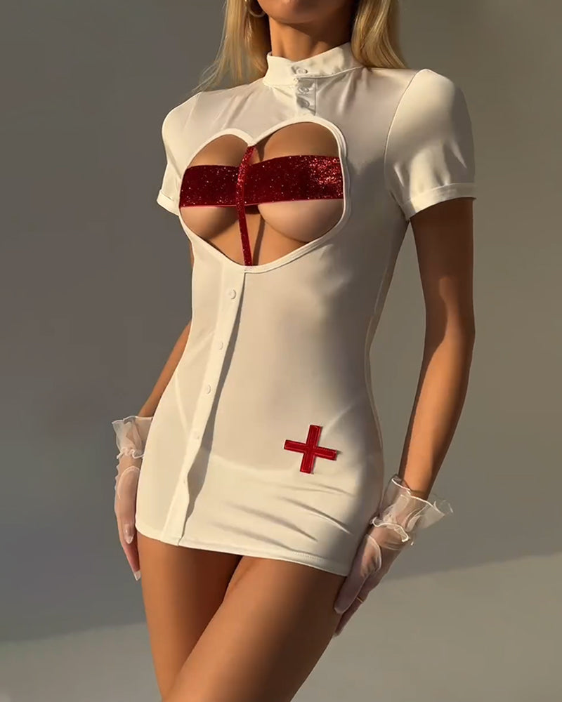 Nurses Role-Playing Dress Uniform Set