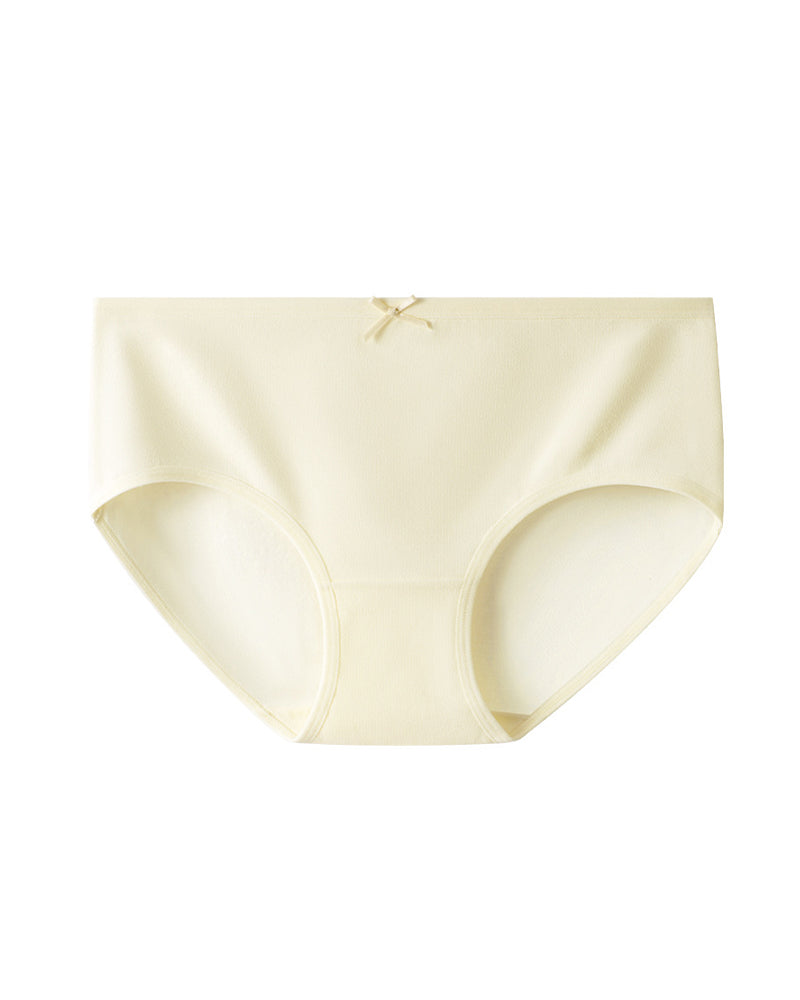 Women's 10A Antibacterial Crotch Lined Cloud-Feel Cotton Comfortable Breathable Underwear