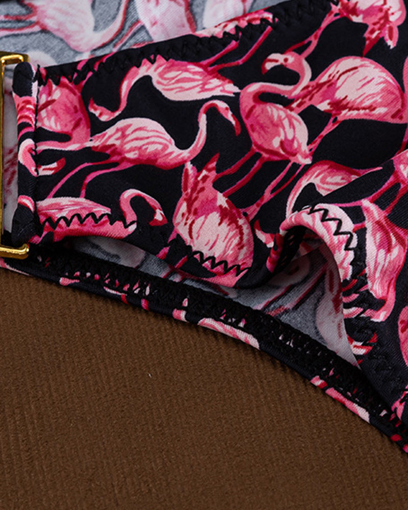 Seamless Colorblock Printed Panties