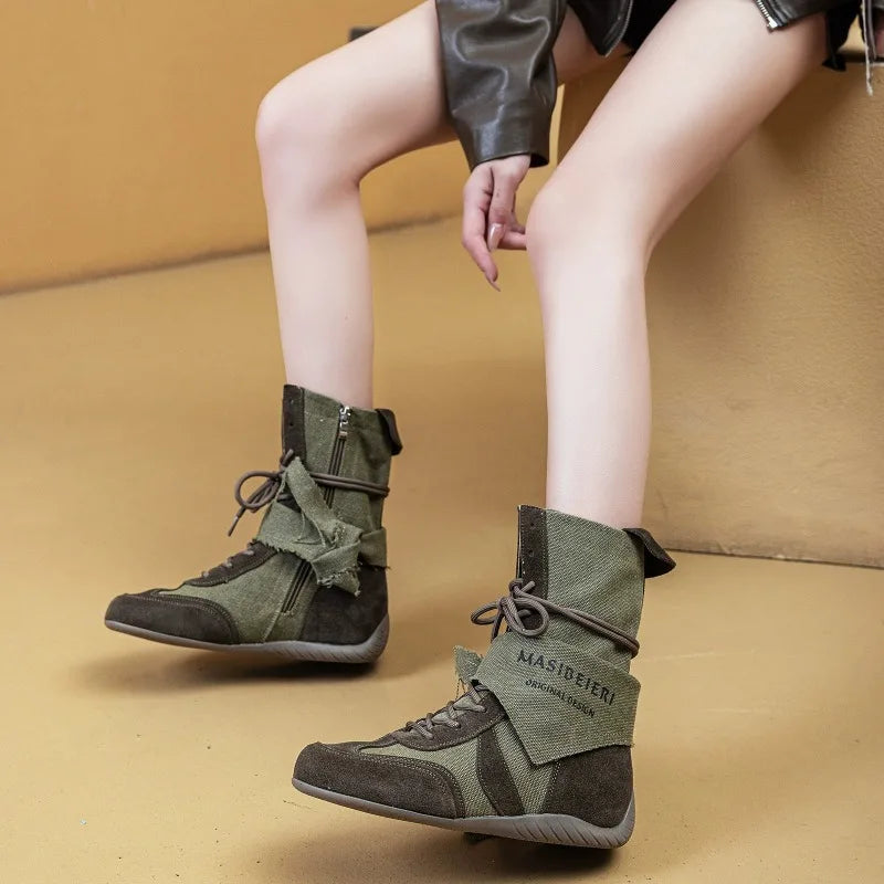 Retro Ankle Boots