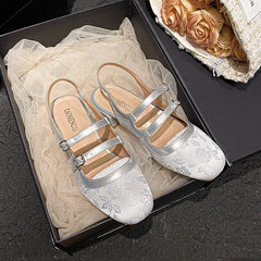 Retro Bag Head Mary Jane Shoes
