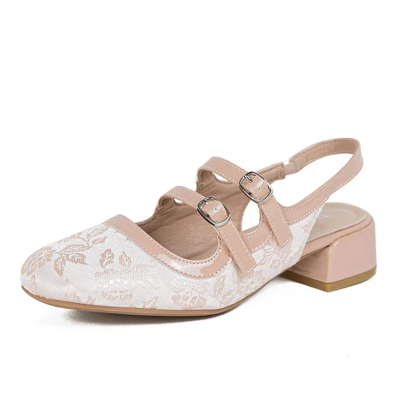 Retro Bag Head Mary Jane Shoes