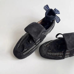 Retro Hollow Weave Derby Shoes