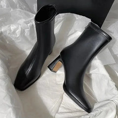 Retro brown Brand Ankle Boots