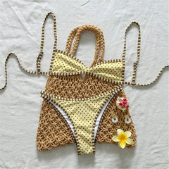 S - XL Polka Dot Bikini Two-pieces Bikini Set