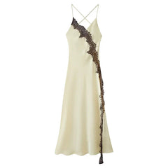 Summer Satin Slip Maxi Dresses