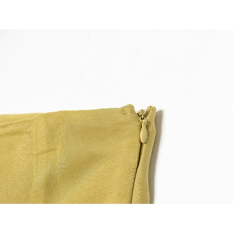 Summer Flowy Long Skirt A-Line Casual Elegant Chiffon Skirts faldas mujer