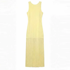 Casual High Street Backless Dresses