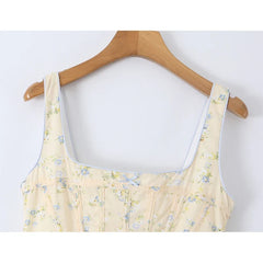 Summer Floral Print Midi Dresses