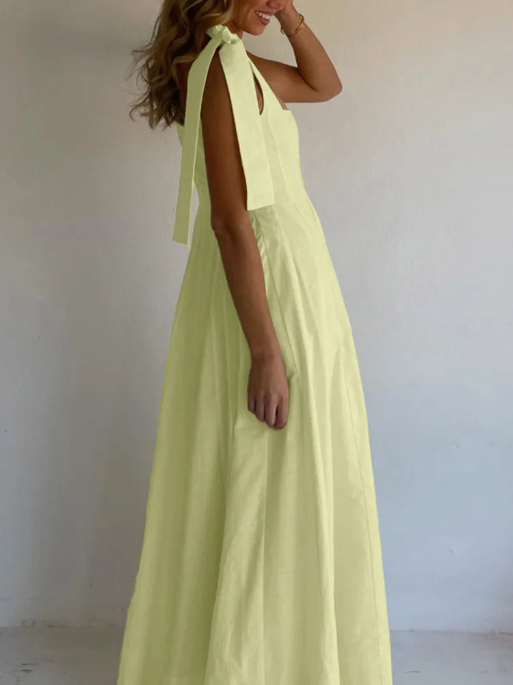 Yellow Strap Dresses