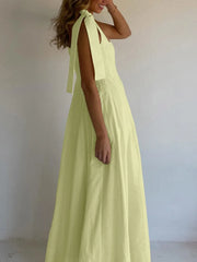 Yellow Strap Dresses