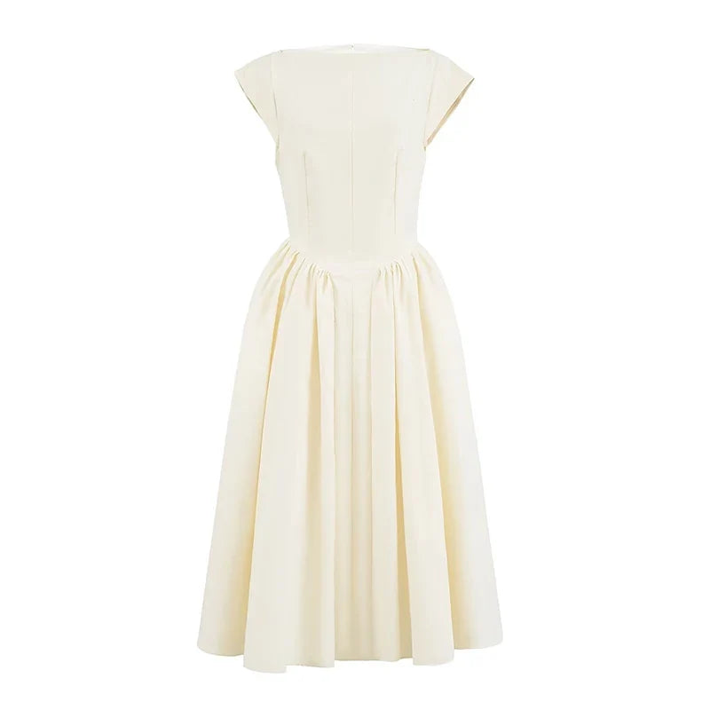 Sexy Backless Elegant Party Midi Dresses