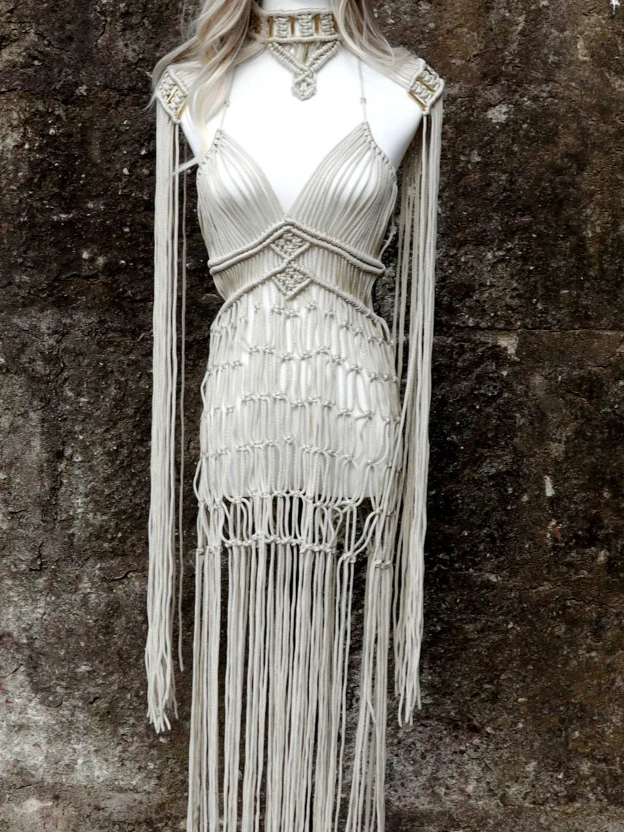 Bohemian Style Tassel Long Dresses