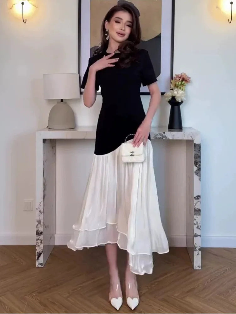 Fake Two-piece Dresses