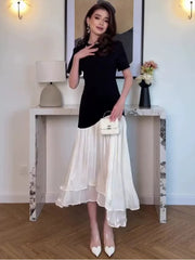 Fake Two-piece Dresses