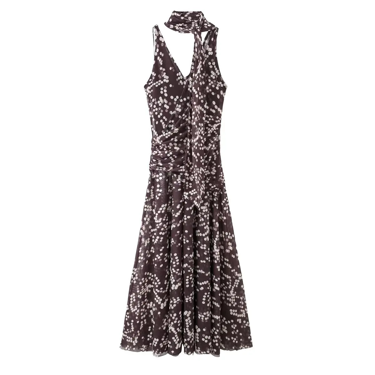 Summer Long Polka Dot Dresses