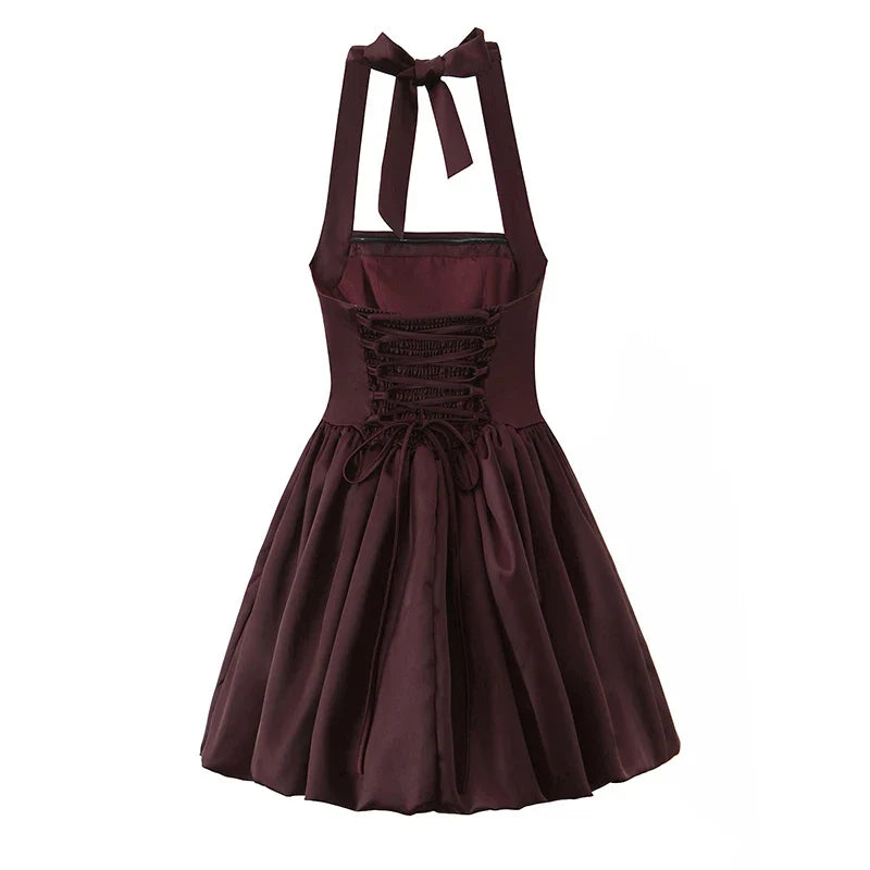 Elegant Halter Ball Gown Dresses