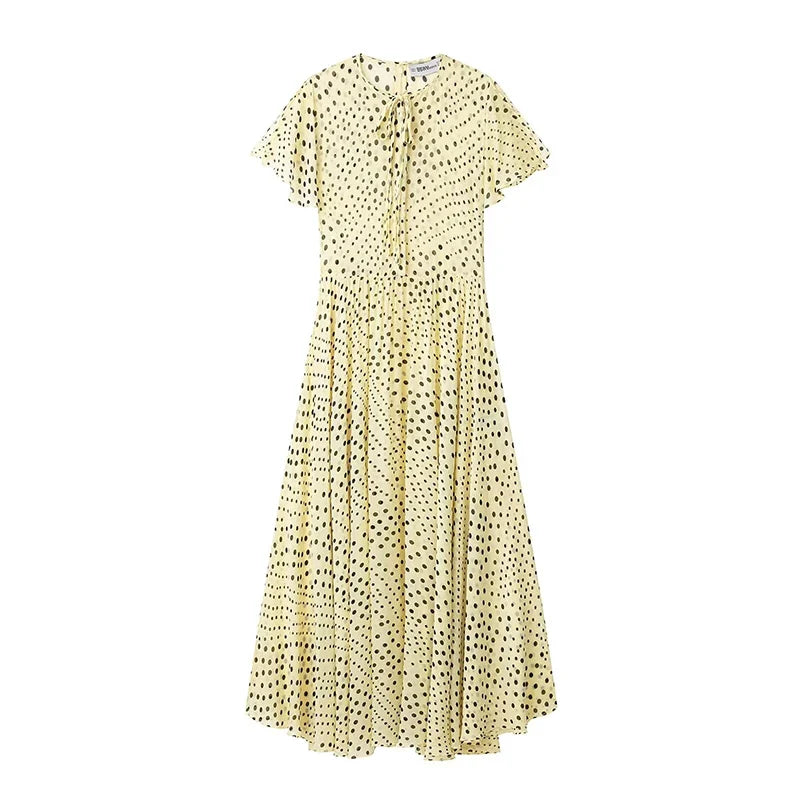 Polka Dot Maxi Dresses