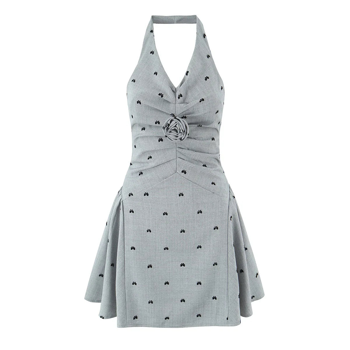 Sexy Sweet Elegant Girl Halter Mini Dresses