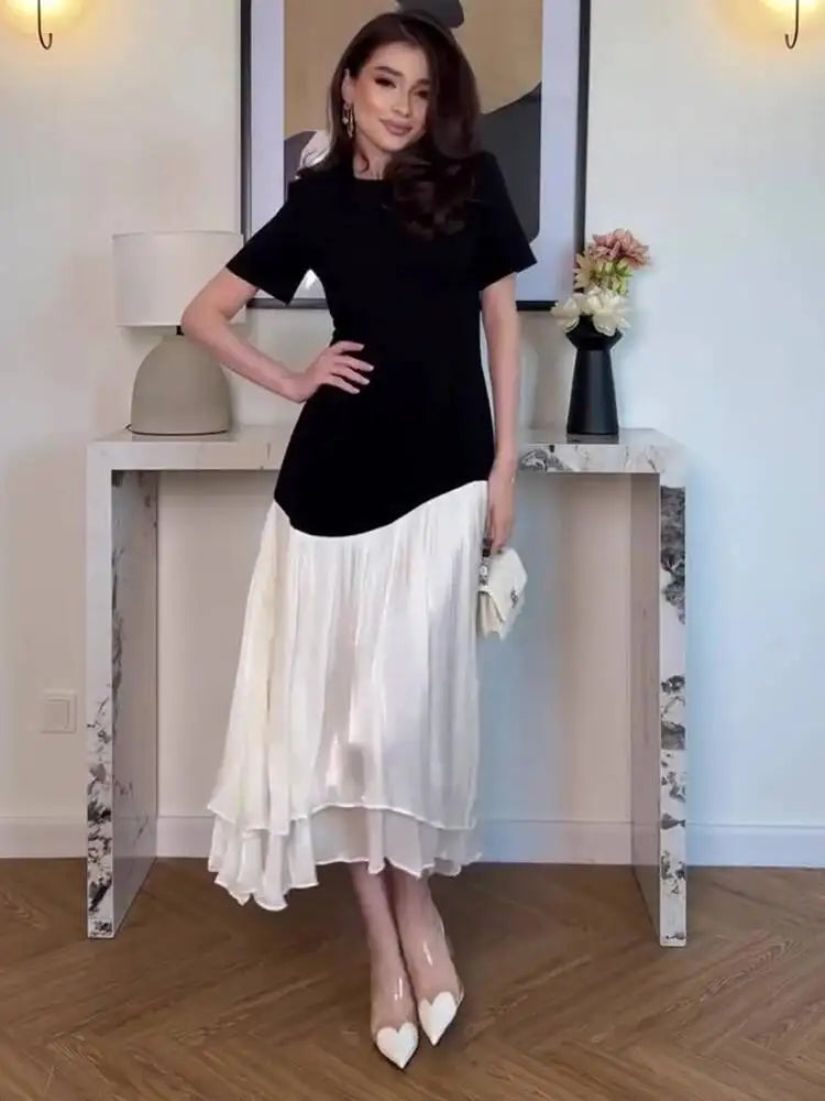Fake Two-piece Dresses