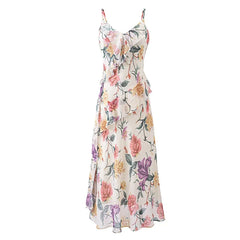 Boho Floral Print Midi Dresses