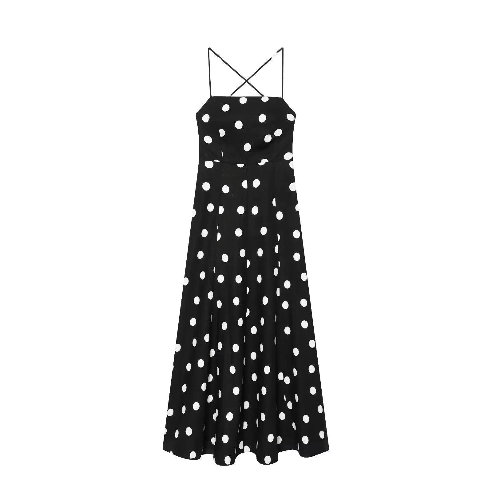 Summer Polka Dot Maxi Dresses