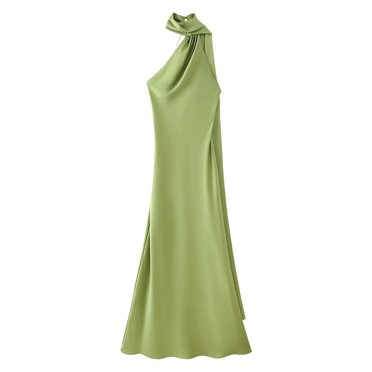 High Street Sexy Elegant Halter Long Dresses