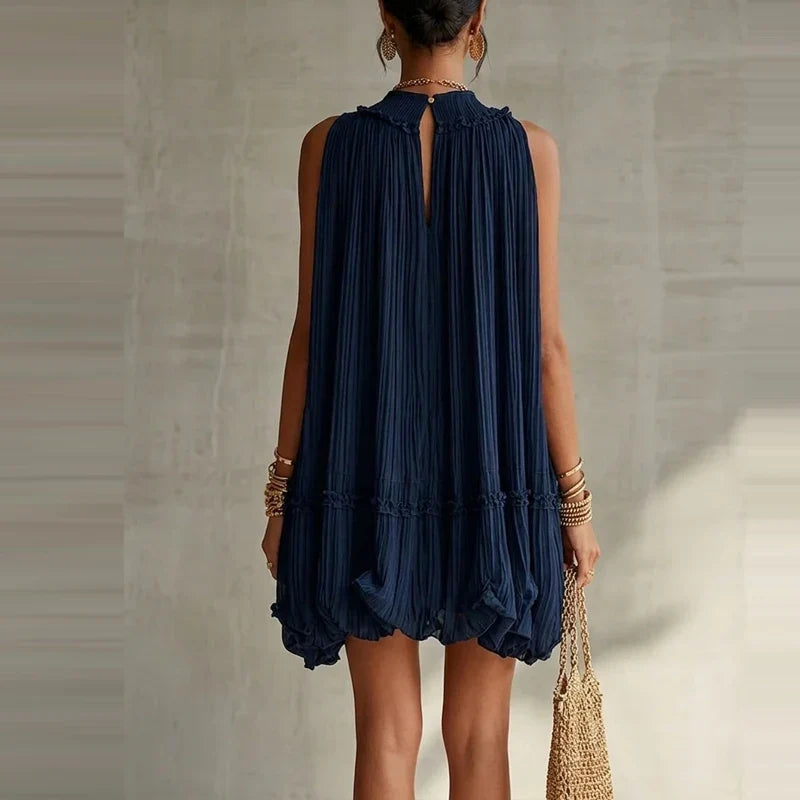 French Style Lace Off Shoulder Chiffon Short Dresses