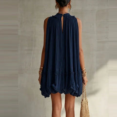 French Style Lace Off Shoulder Chiffon Short Dresses