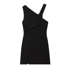 Sexy Elegant Asymmetric One Shoulder Dresses