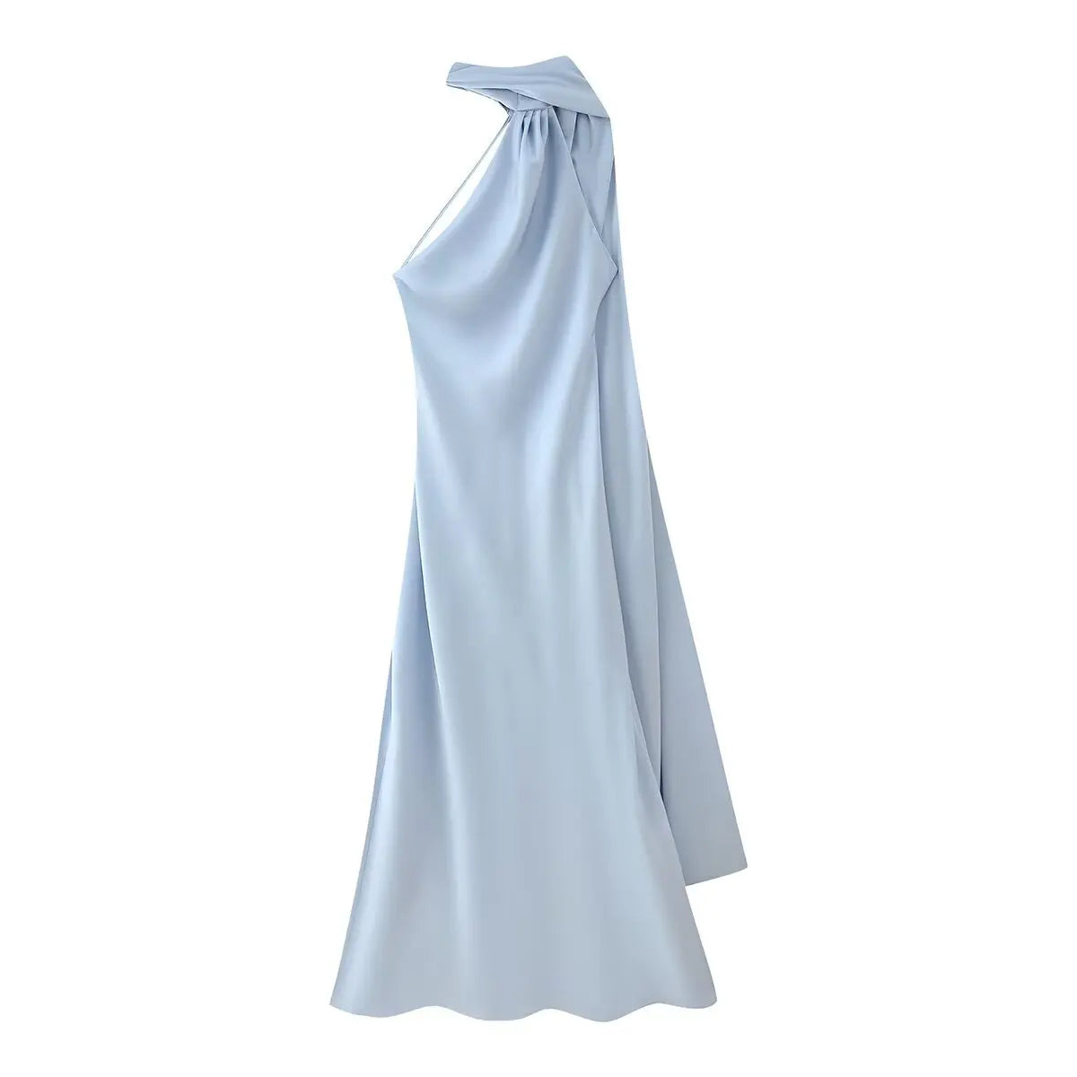 High Street Sexy Elegant Halter Long Dresses