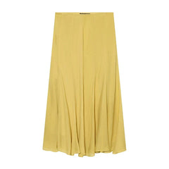 Summer Flowy Long Skirt A-Line Casual Elegant Chiffon Skirts faldas mujer