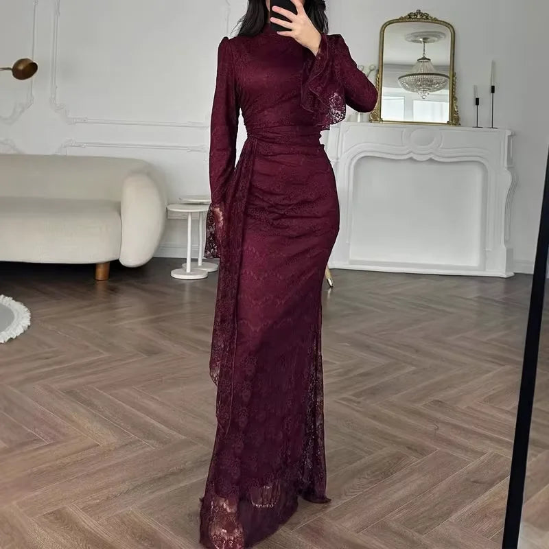 Elegant Temperament Long Sleeved Dresses