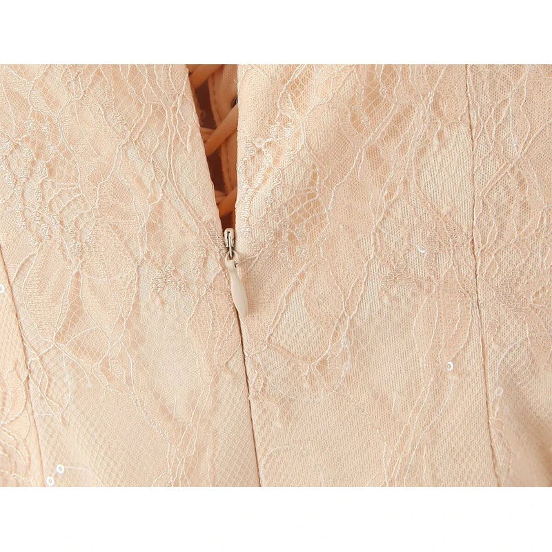 Spice Girls Lace Embroidery Sling Mini Dresses Front Lace Up V Neck Low Waist Summer Sexy Dress