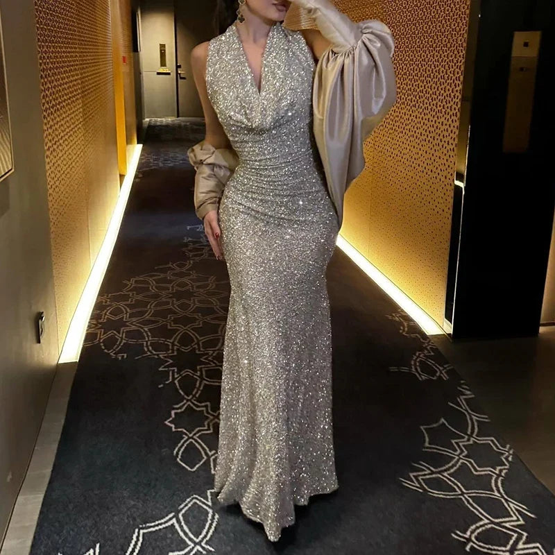 Summer Solid Color Elegant Dresses