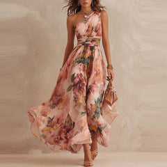 Summer Asymmetrical Sleeveless Bohemian Dresses