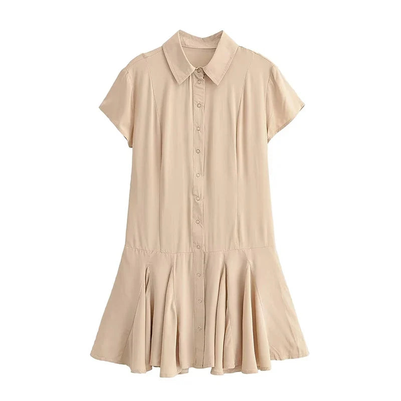 Summer Button Down Shirt Dresses
