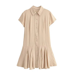 Summer Button Down Shirt Dresses