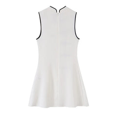 Summer Chinese Qipao Style Mini Dresses