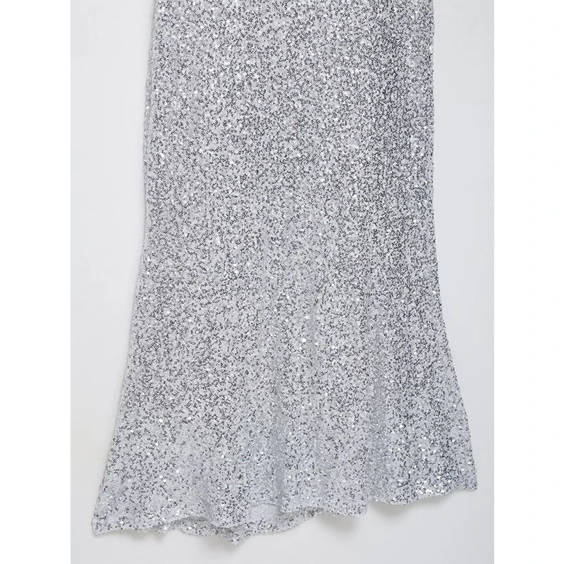 European And American Style Fashionable And Sexy Sequin Sling Dresses