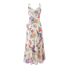 Boho Floral Print Midi Dresses